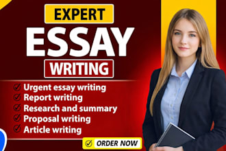 do urgent essay writing as an essay writer expert