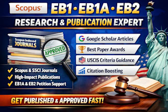 write and publish research for eb1, eb1a and eb2 visa citations