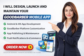 design launch and maintain your goodbarber mobile app