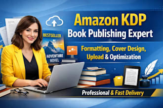 professionally publish your manuscript on amazon KDP for self publishing