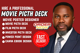 professional pitch deck design