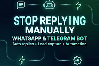 build whatsapp or telegram automation bot with n8n