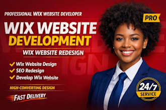 wix website development wix website design wix redesign develop wix website