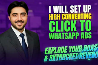 set up high converting meta whatsapp ads and capi