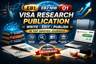 write and publish research articles for eb1, eb2 niw and o1