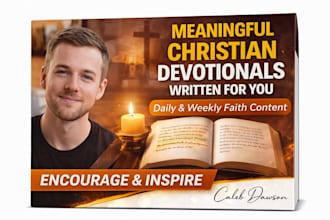 write powerful christian devotionals for daily or weekly content