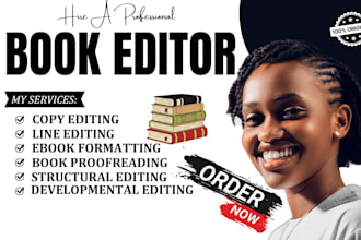 edit format and proofread fiction and non fiction book