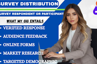gather online survey audience from real survey respondents or participants