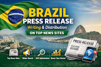 brazil press release writing and distribution on top news sites