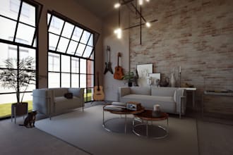design and render 3d interiors for your home