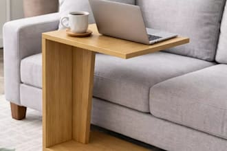 design sofa side table with 3d cad, cnc dxf file, cut list, fabrication details