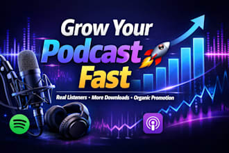 professionally promote your podcast and grow a loyal audience fast