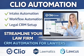 setup clio grow clio manage workflow CRM setup legal CRM clio automation