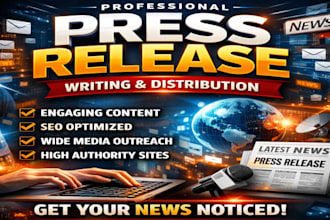 professional press release distribution and press release writing