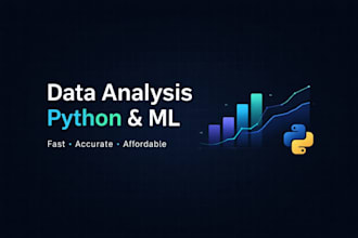 do data analysis, python projects, data visualization