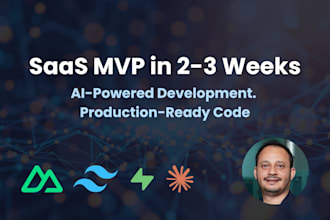 build your startup mvp or saas web app with custom code and deploy it live