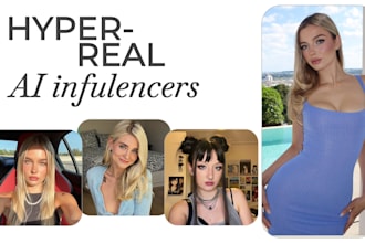 create hyper real ai avatar and instagram influencers