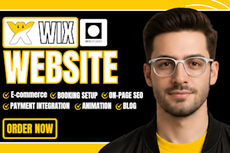 wix site design wix redesign wix website edit revamp design wix studio wix SEO