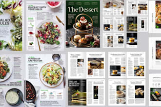 design custom vegan keto cookbook layouts, format recipes, create KDP ebook PDF