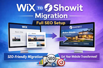 migrate your wix website to showit and your showit to wix website with full seo
