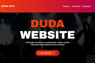 build a professional high converting duda website using duda website builder