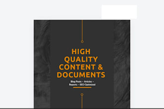 high quality content writer