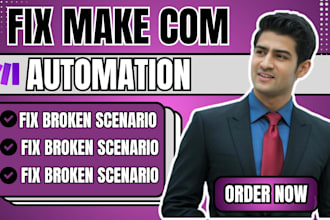 fix make com, made com, setup make com automation, make automation, make expert