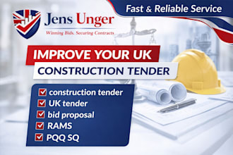 improve construction tender UK edit bid proposal rams and pqq sq