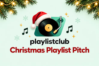 promote your song to christmas playlists in my network