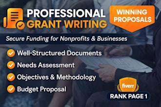 write winning grant proposals and professional funding applications