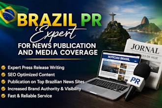 brazil PR expert for news publication and media coverage