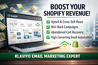 create upsell cross sell win back high converting  klaviyo shopify boost revenue