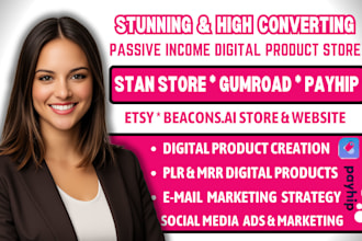 stan store, stan store setup, gumroad, gumroad promotion, stan store,payhip,etsy