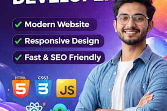 be HTML CSS website maker or website developer