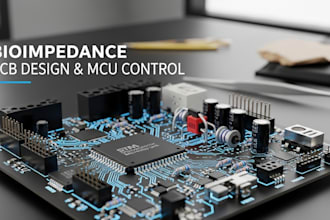 do bioimpedance spectroscopy pcb with signal processing and mcu control pcb