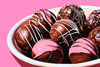 food pop art of your food pop art