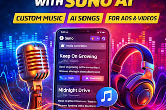create or recreate ai music songs using suno ai for ads youtube and social media