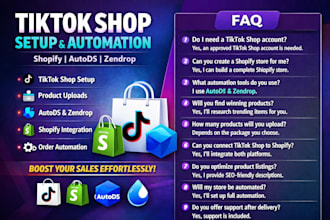 setup tiktok shop dropshipping manager zendrop autods integration product upload