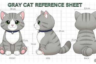 design custom plushie reference sheet stuffed animal ych oc character concept
