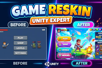 reskin and customize your unity mobile game for ios and android
