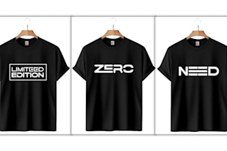 design modern typography t shirt designs
