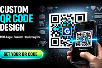 create a professional qr code with logo