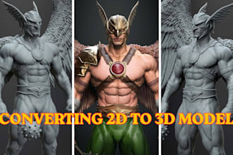 convert your 2d drawings into detailed 3d models for printing and rendering