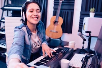 be your female vocalist, spanish or english singer songwriter music producer