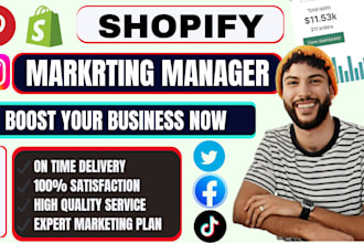 do SEO marketing, shopify promotion, boost shopify sales with shopify marketing