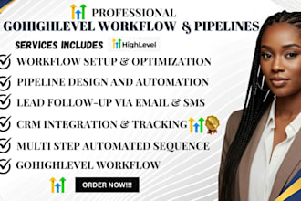 set up gohighlevel workflows pipelines gohighlevel lead automation