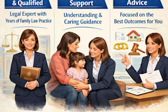 assist litigants in person for family law