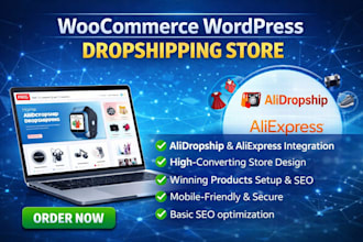 build woocommerce wordpress dropshipping website via alidropship aliexpress