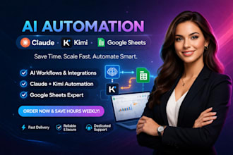 automate complex business spreadsheet using claude kimi google sheets openclaw