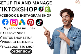 setup tiktok shop, tiktok affiliate and tiktok shop marketing
